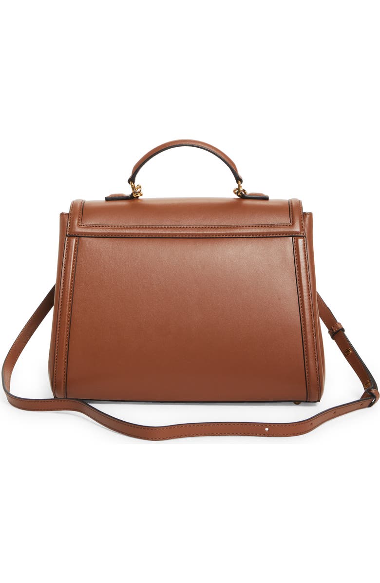 DeMellier Medium Paris Leather Top Handle Bag, Alternate, color, Tan W/ Be F02