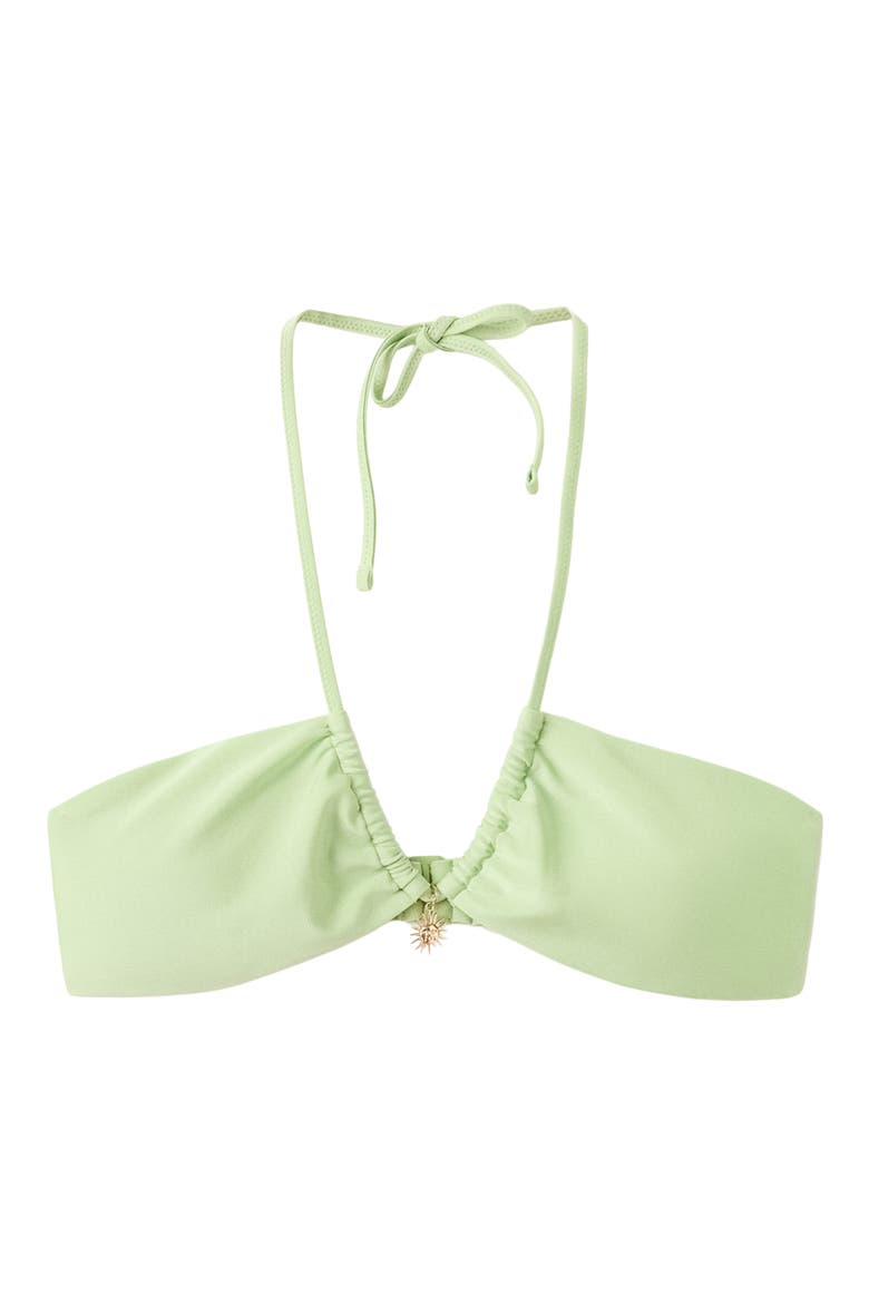 Charm Bandeau Bikini Top, Main, color, PASTEL GREEN