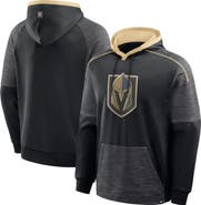 FANATICS Men's Fanatics Black Vegas Golden Knights Goaltender Defender Pullover Hoodie
