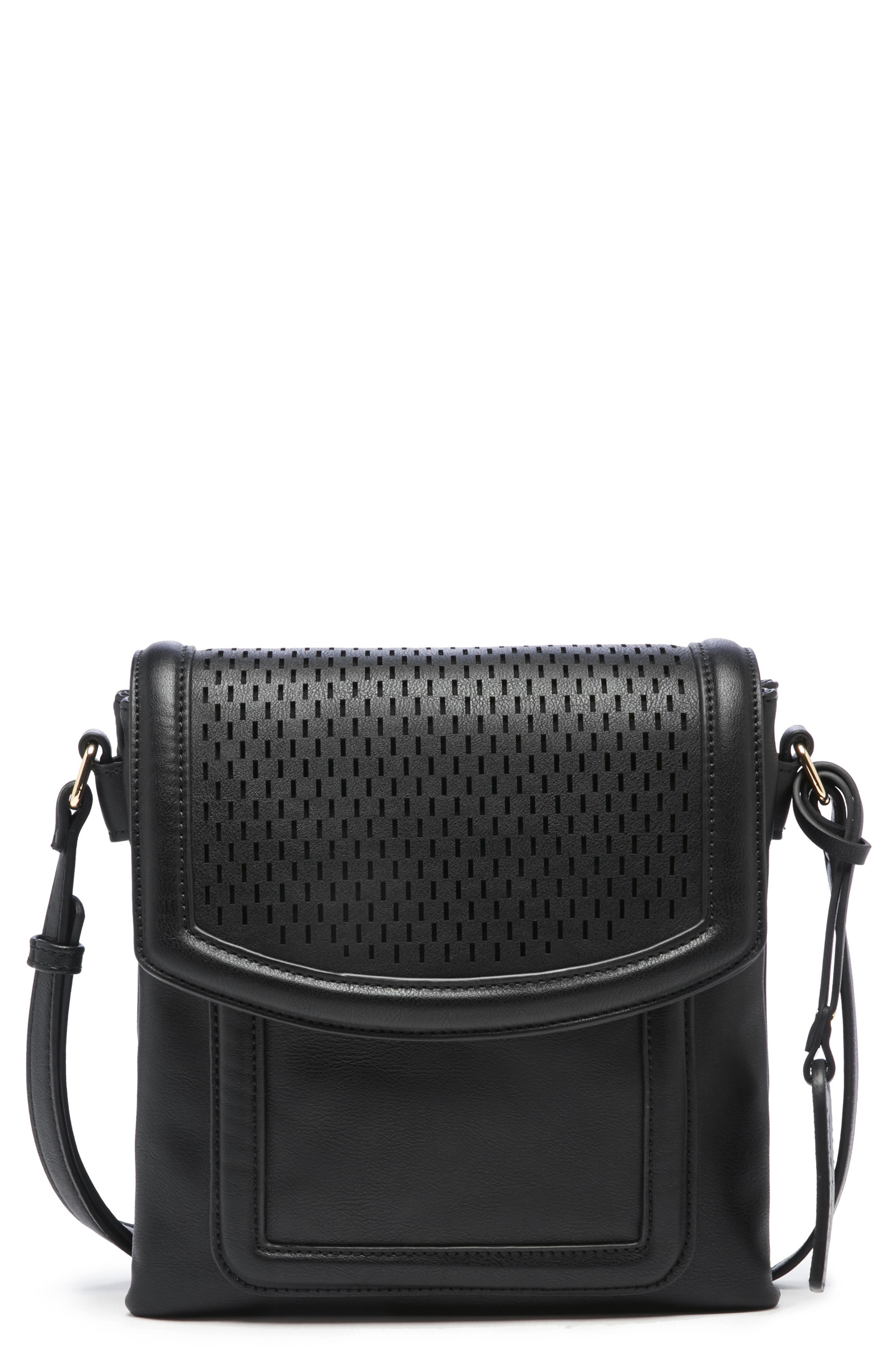 Sole Society Daisa Faux Leather Crossbody Bag, Main, color, 