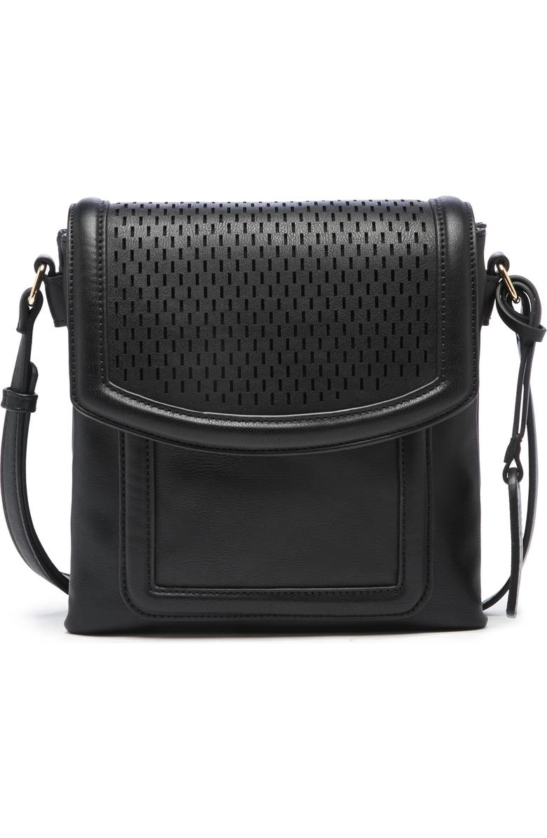 Sole Society Daisa Faux Leather Crossbody Bag, Main, color,