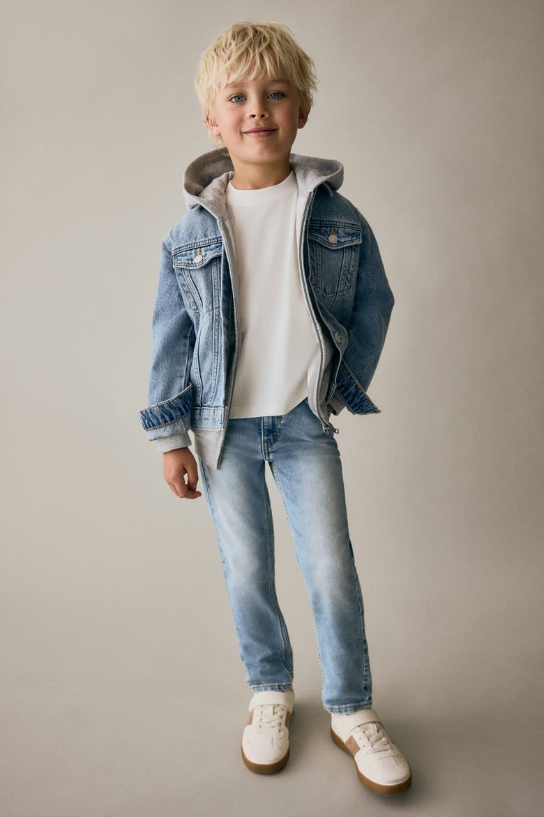 Super Soft Slim Fit Jeans, Main, color, Light denim blue