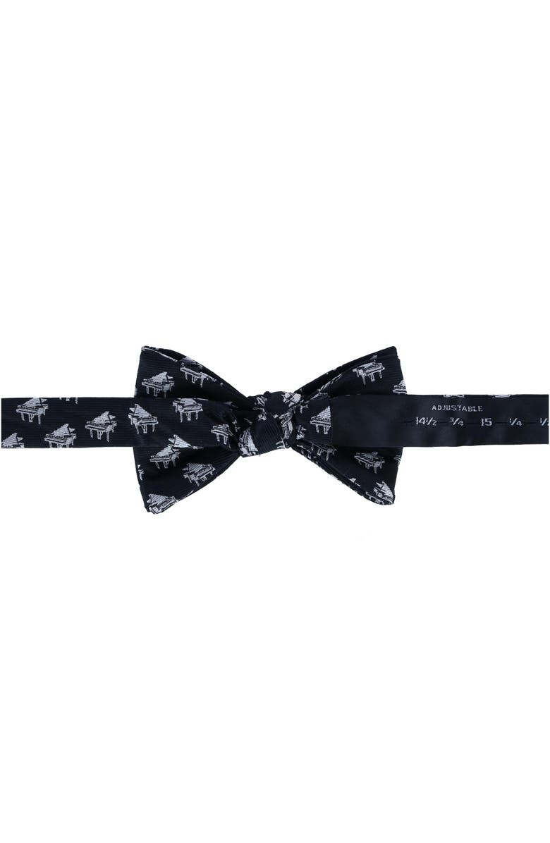 Trafalgar The Chopin Classical Piano Silk Bow Tie, Alternate, color, 