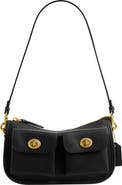 COACH Waverly Twin Turnlock Leather Shoulder Bag