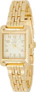 Lucky Brand Rectangular Link Bracelet Watch, 23mm x 32mm