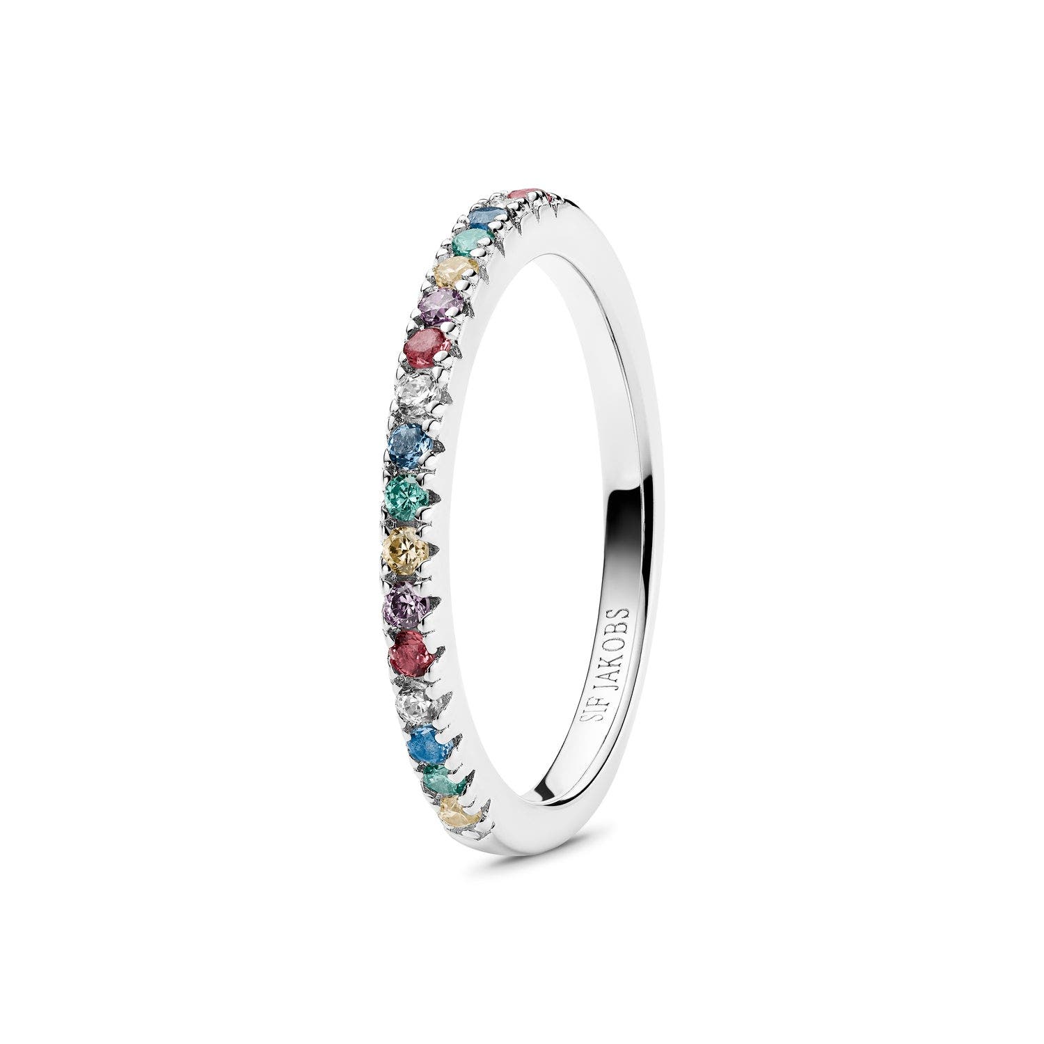 Sterling Silver / Rainbow