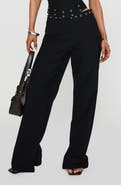 Princess Polly Passionette Grommet Wide Leg Pants