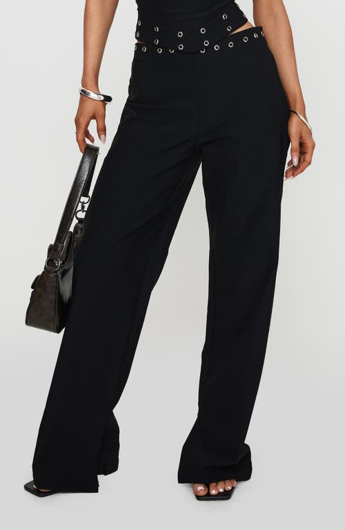 Princess Polly Passionette Grommet Wide Leg Pants