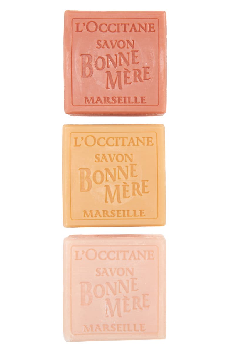 L'Occitane Bonne Mère Soap Trio, Main, color,