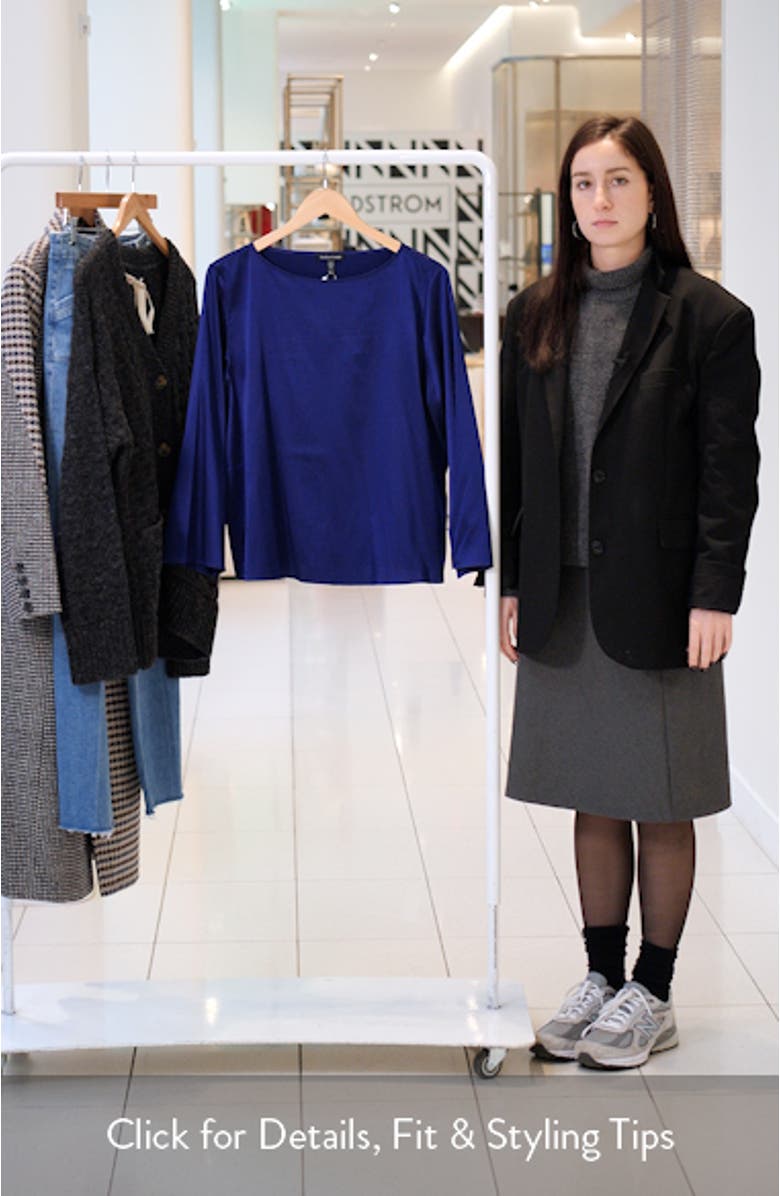 Stretch Silk Top, sales video thumbnail