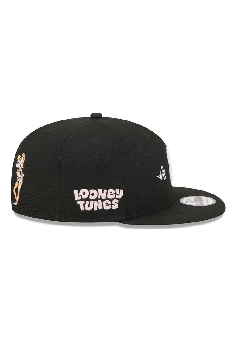 Men's New Era Black San Francisco Giants Looney Tunes Lola Bunny 9FIFTY Snapback Hat, Alternate, color, Black