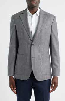Nordstrom Duke Plaid Merino Wool Sport Coat