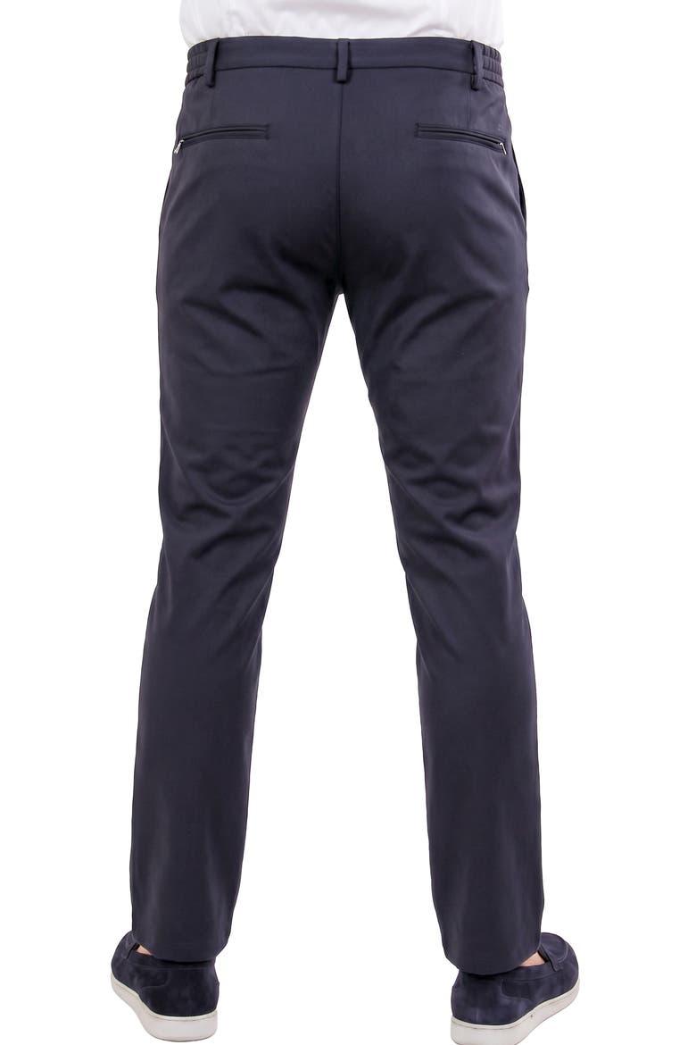 Stretch Drawstring Waist Trouser Pants, Alternate, color, BLUE