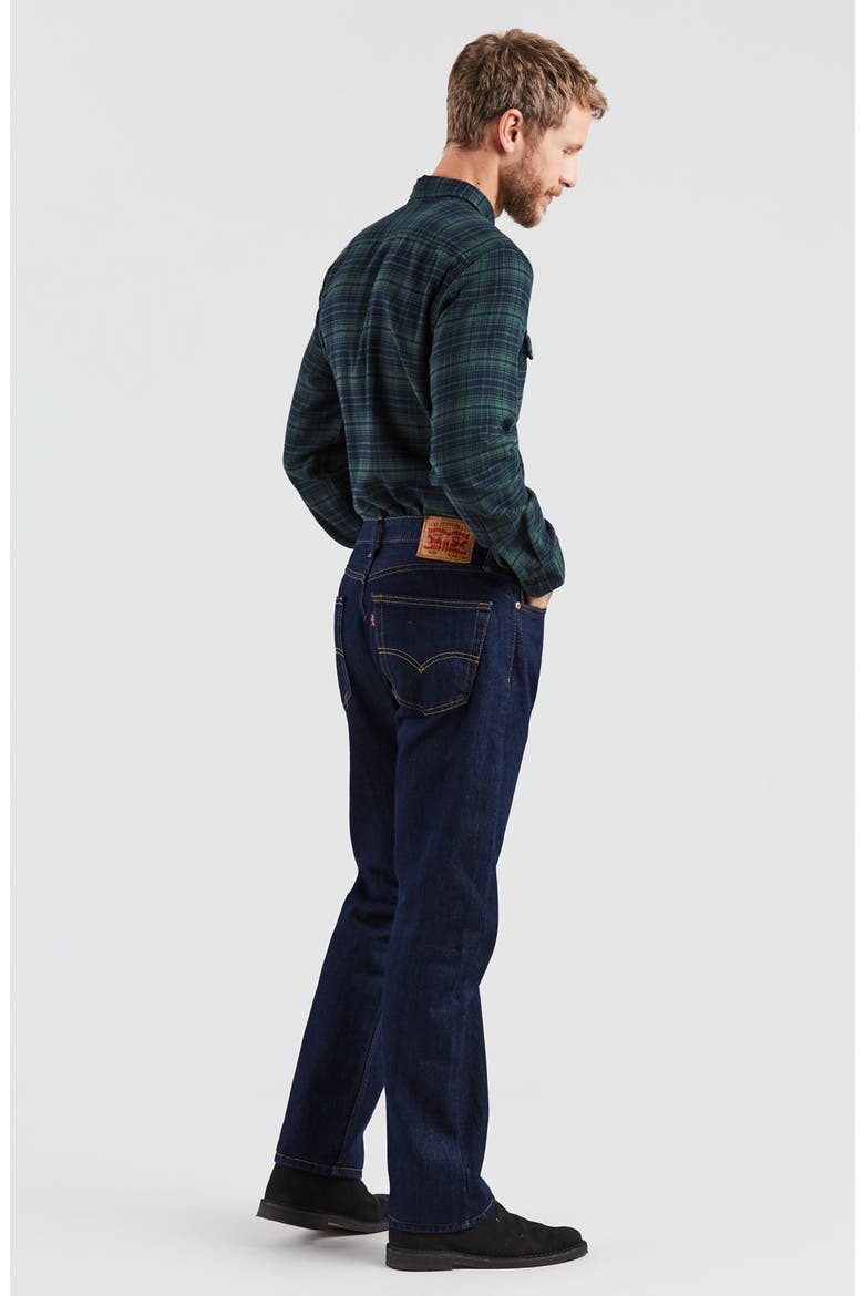 505™ Regular Fit Straight Leg Jeans, Alternate, color, RINSE 37741