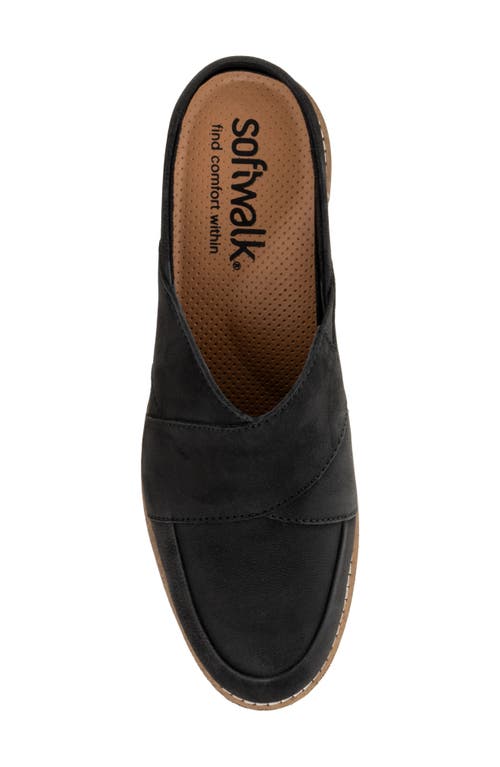 Softwalk ® Wessex Mule In Black Nubuck