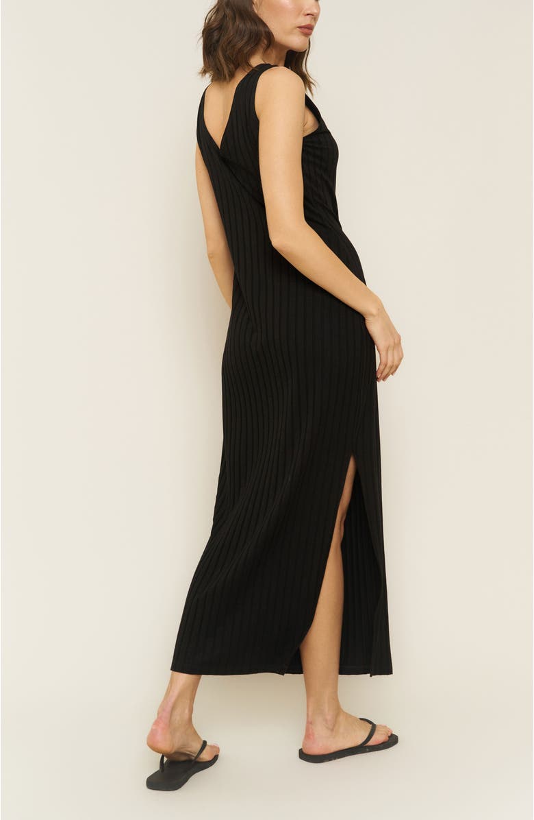 Whimsy + Row Ava Dress, Alternate, color, Black