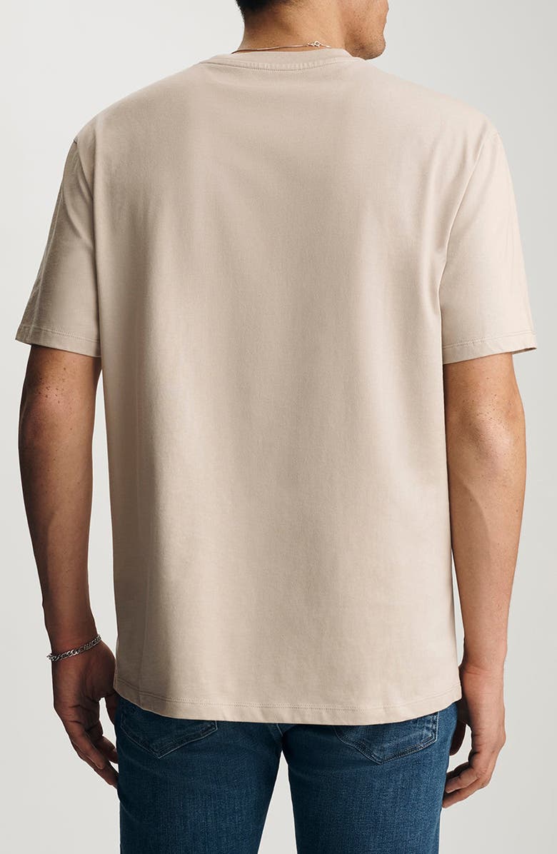 Mavi Jeans Light Tan Cotton Crewneck T-Shirt, Alternate, color, Feather Gray
