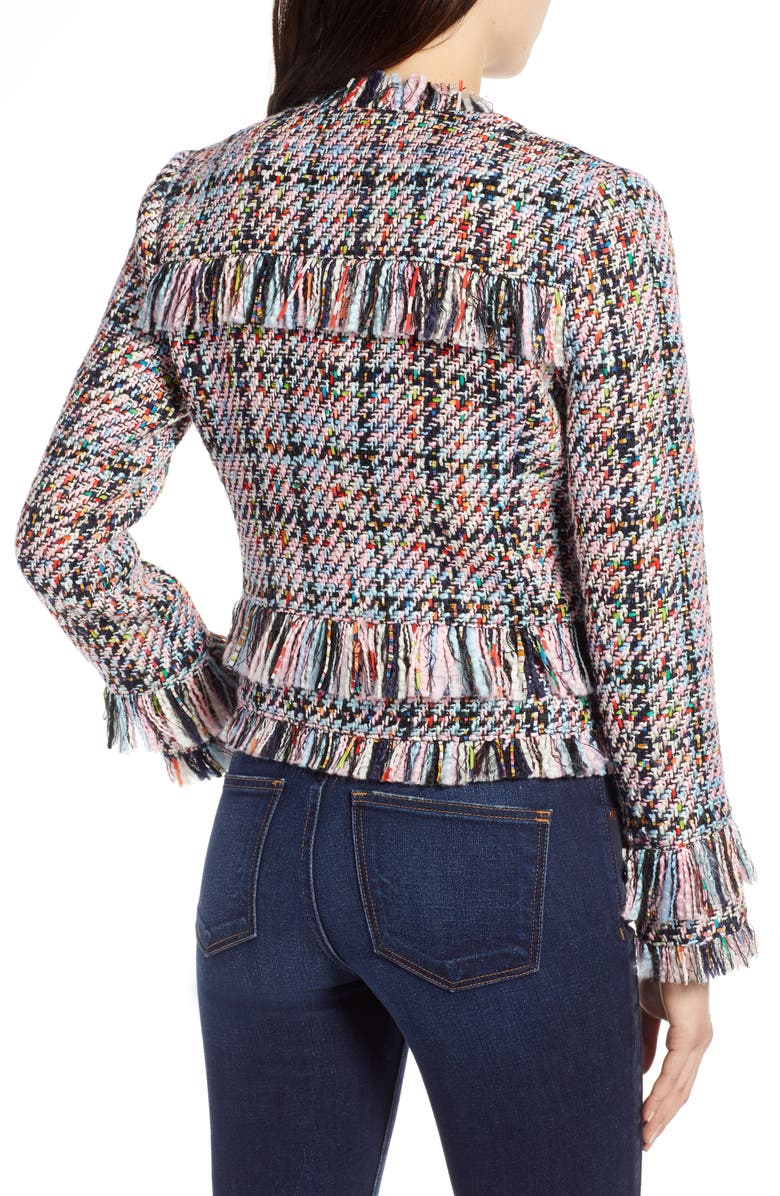 Halogen<sup>®</sup> Raw Edge Tweed Jacket, Alternate, color, 