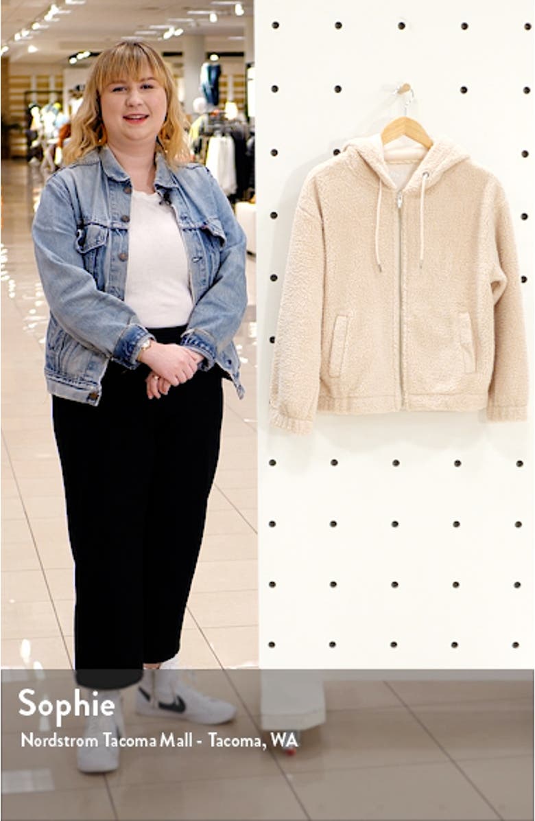 Faux Shearling Hoodie, sales video thumbnail