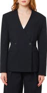 Scotch & Soda The Belted Pinstripe Blazer
