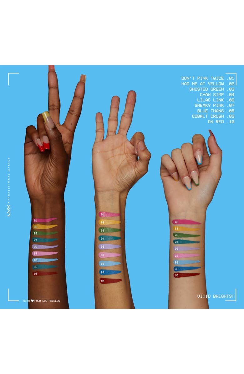 NYX PROFESSIONAL MAKEUP Vivid Bright Liquid Liner, Alternate, color,