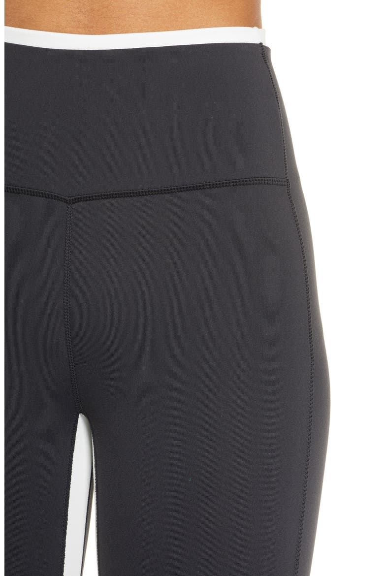 Transform High Rise 7/8 Pocket Tights, Alternate, color, BLACK WHITE