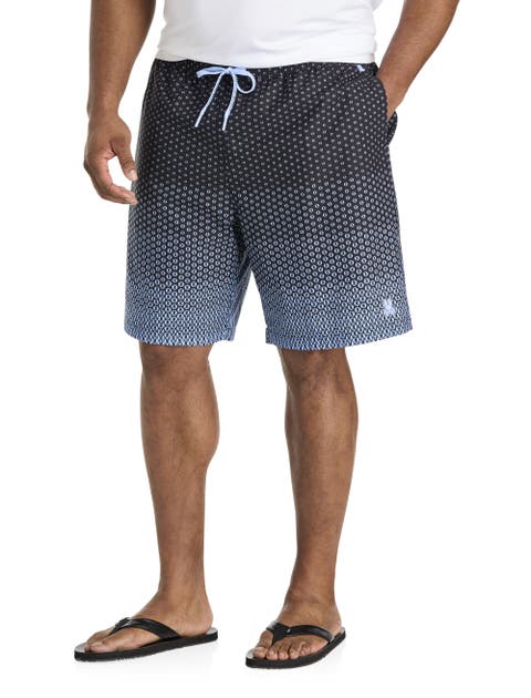 Big & Tall Bendigo Patterned Swim Trunks