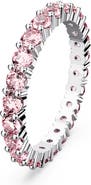 Swarovski Matrix Round Crystal Eternity Ring