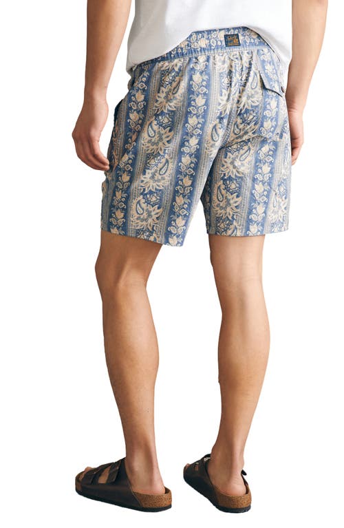 Faherty Sunwashed Board Shorts In Shoreline Paisley