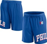FANATICS Men's Fanatics Branded Royal Philadelphia 76ers Free Throw Mesh Shorts