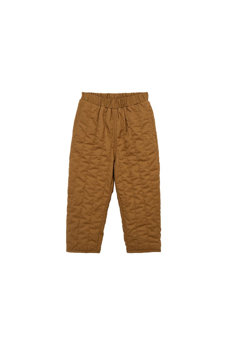 Quilted Pants, Main, color, Golden Brown