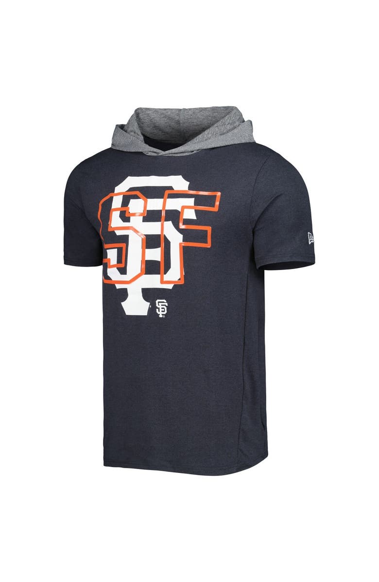 New Era Men's New Era Black San Francisco Giants Team Hoodie T-Shirt, Alternate, color, Black