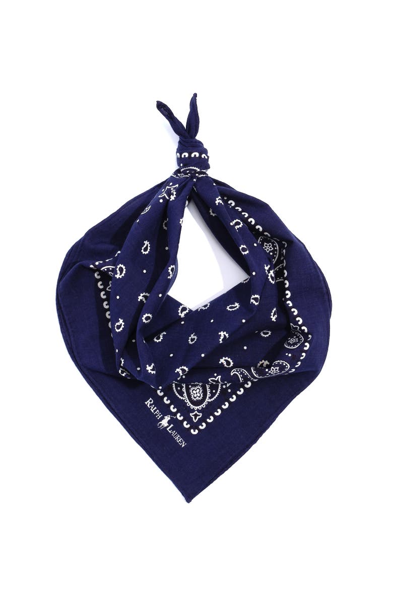 Polo Ralph Lauren Classic Bandana, Alternate, color, Hunter Navy
