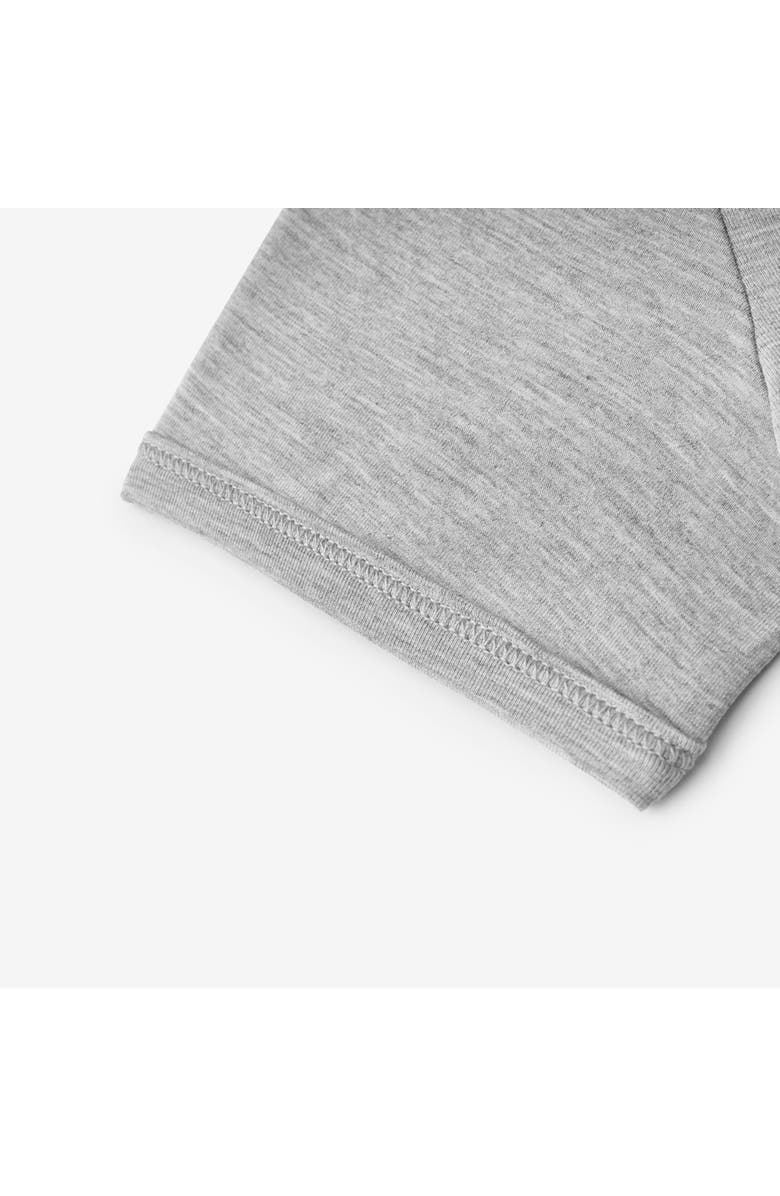 Milkbarn Luxe Solid Shortall, Alternate, color, Grey Melange