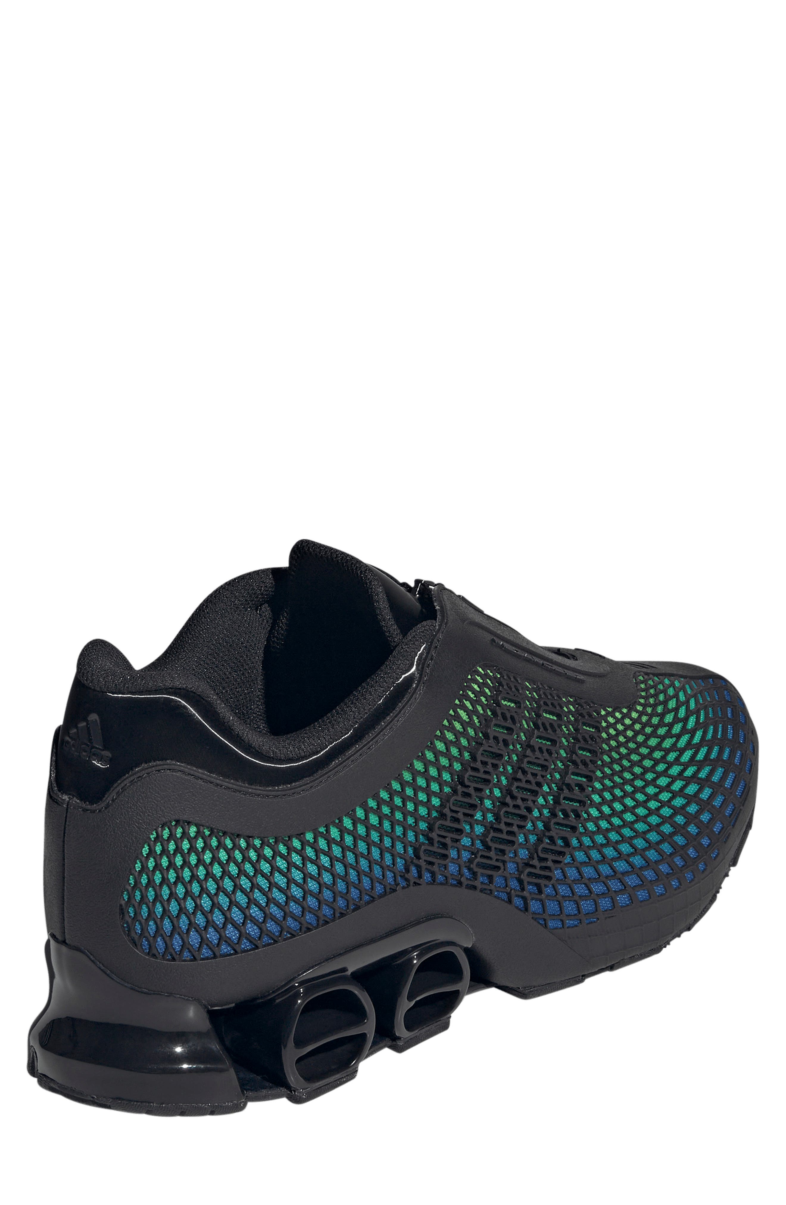 adidas Megaride S2 Zip Sneaker, Alternate, color, Core Black/ Screaming Green