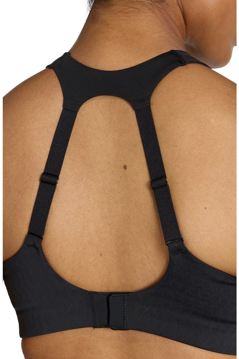 Optimum High Support Racerback Sports Bra, Alternate, color, BLACK/