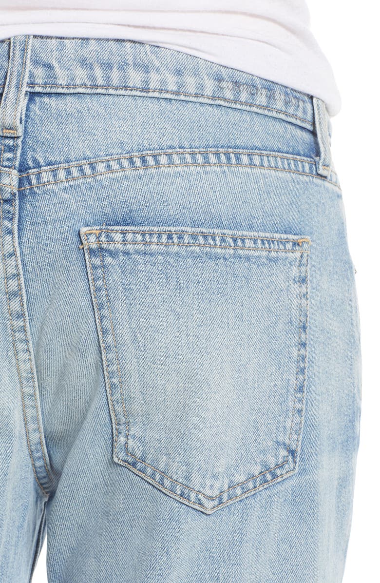 Current/Elliott The Fling Ripped Boyfriend Jeans, Alternate, color, 