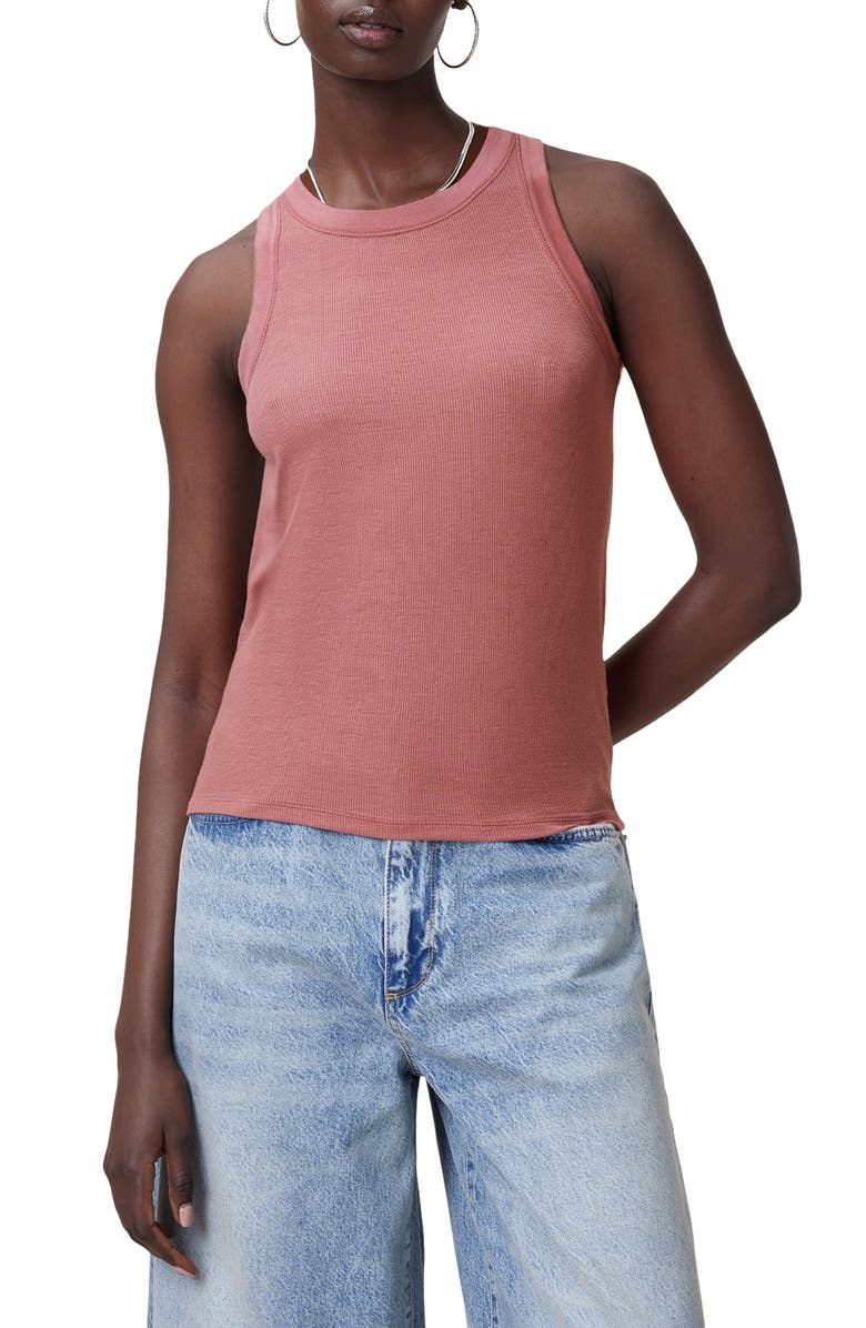 AllSaints Rina Tank Top, Main, color, Ash Rose Pink