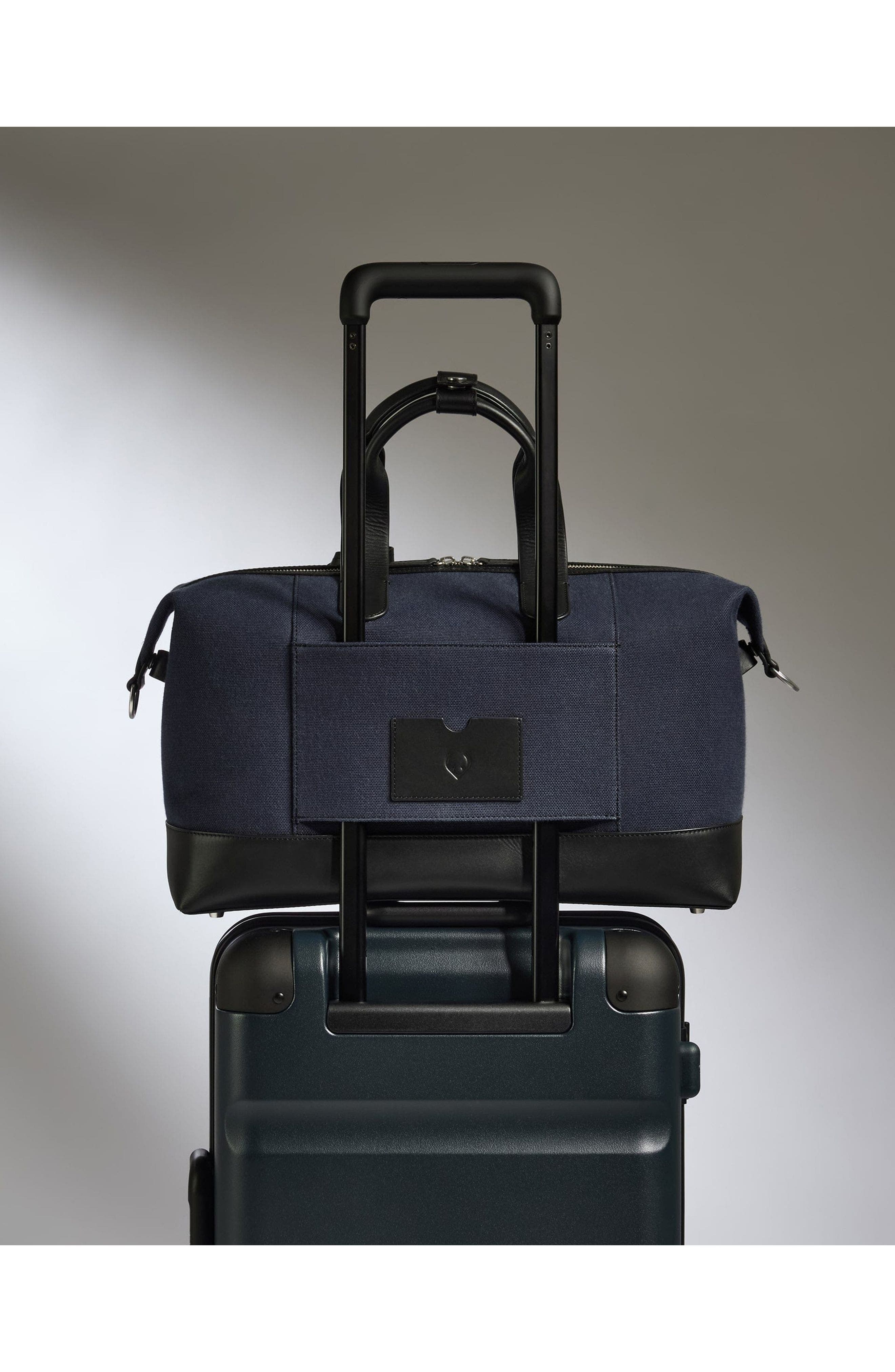 Heritage Overnight Bag in Navy, Alternate, color, Navy