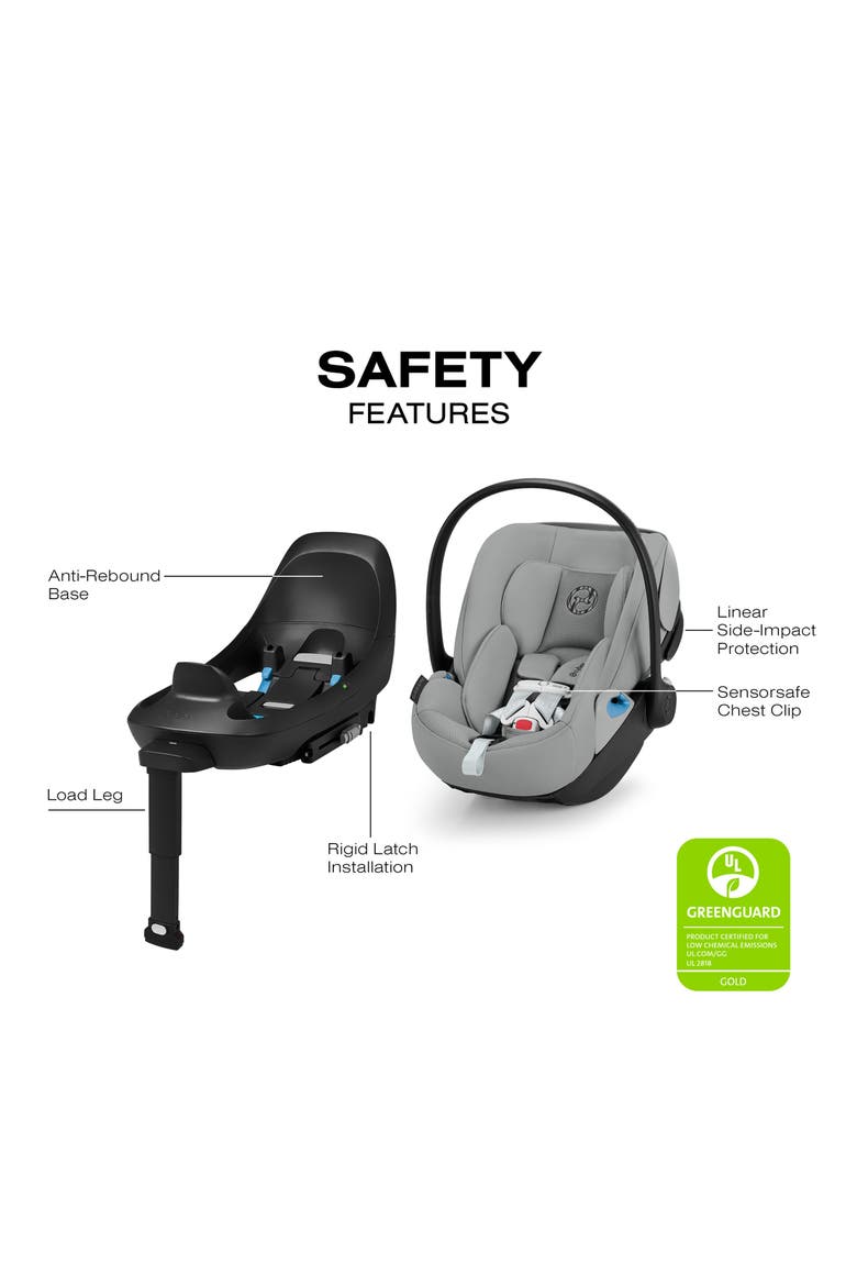 e-Gazelle S Stroller & Cloud G Pro Car Seat Travel System, Alternate, color, STONE GREY