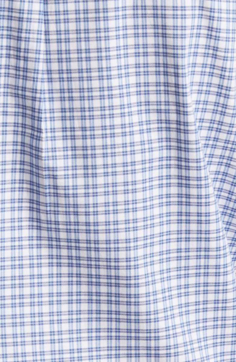 Peter Millar Blue Water Cotton Button-Down Sport Shirt, Alternate, color, 