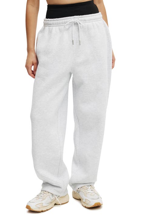 Women's Active Plush Essential Barrel Sweatpant