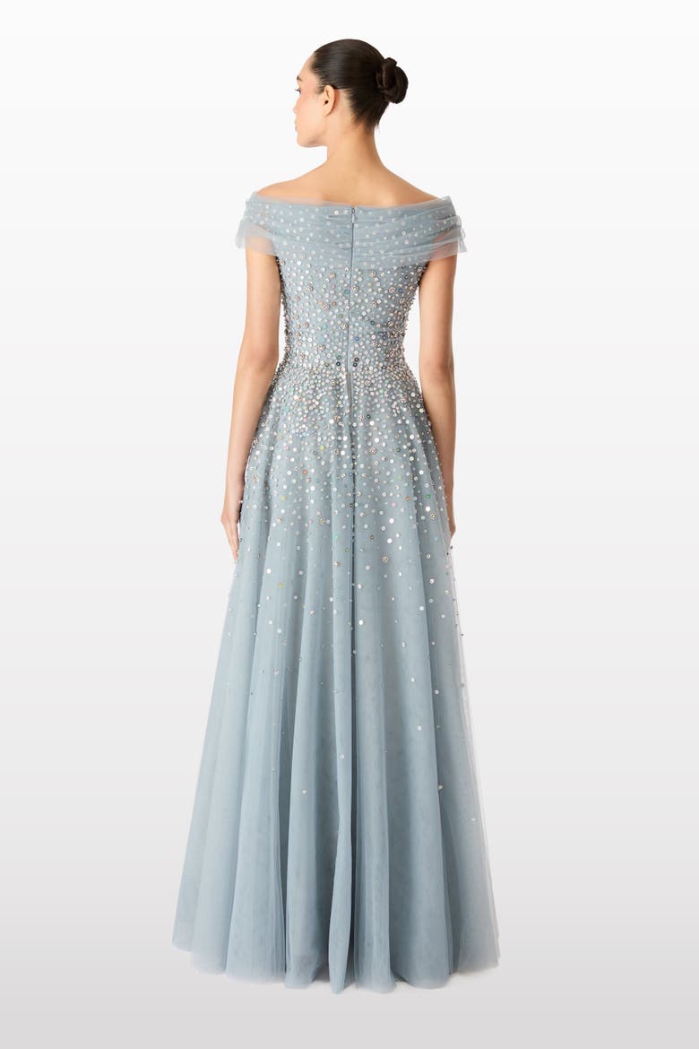 Bee Gown, Alternate, color, Steel Blue