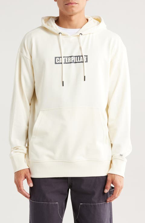 Relaxed Logo Print French Terry Hoodie