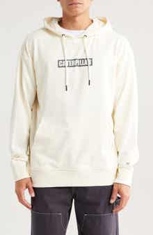 CAT WWR Relaxed Logo Print French Terry Hoodie