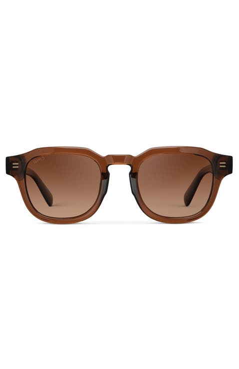 Nelson - 48mm Classic Square Polarized Sunglasses
