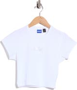BOSS Dome B Logo Graphic Cropped T-Shirt