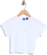 BOSS Dome B Logo Graphic Cropped T-Shirt