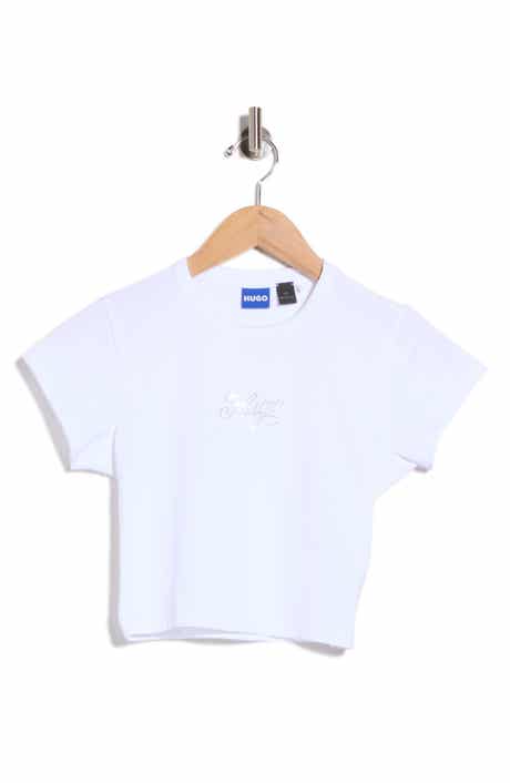 Dome B Logo Graphic Cropped T-Shirt