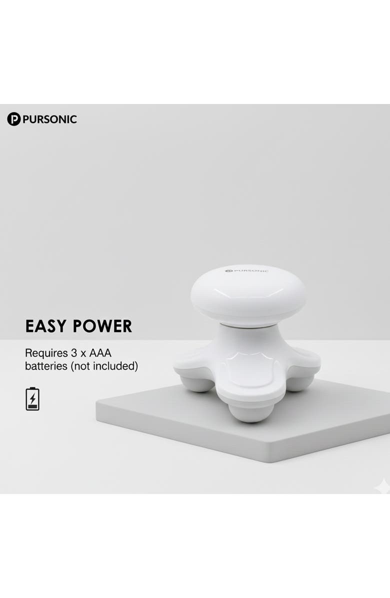 PURSONIC 9-Speed Deep Tissue Massage Gun & Portable Handheld Sport Massager, Alternate, color, Multicolor